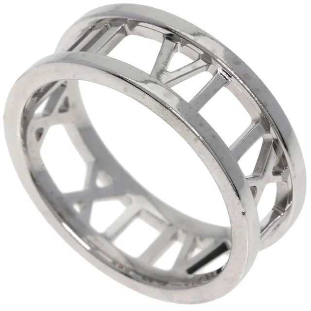 Tiffany & Co. Open Atlas Ring 18K White Gold in White from The Reluxe