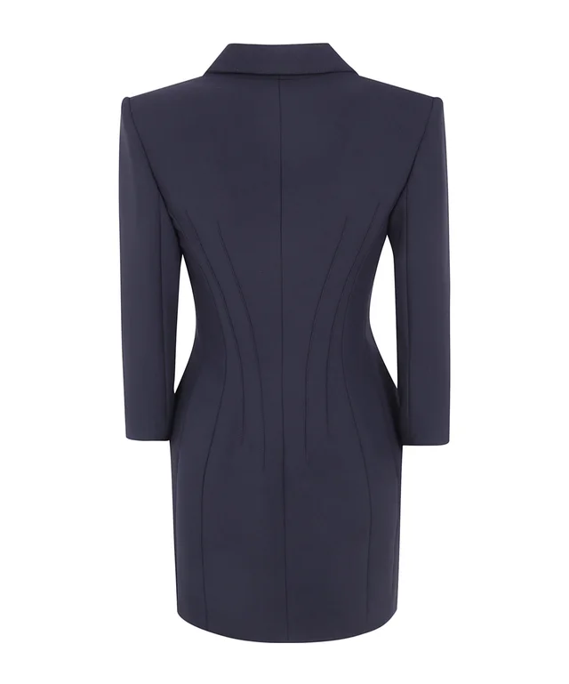 Elisabetta Franchi Double-breasted long-sleeve dress, photo 2 of 3 from SENSER
