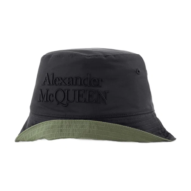 Alexander McQueen 7757954404q2960 Bucket Hat — Black Others in Black from HEWI