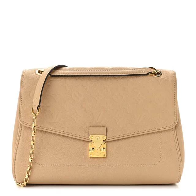 Louis Vuitton Saint Germain Monogram Empreinte Leather Bag - Beige in Beige Leather from H&T