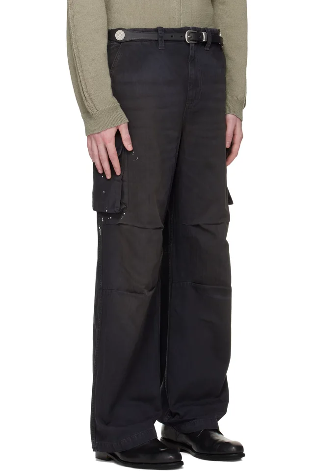OUR LEGACY Black Mount Cargo Pants, photo 2 of 5 from SSENSE