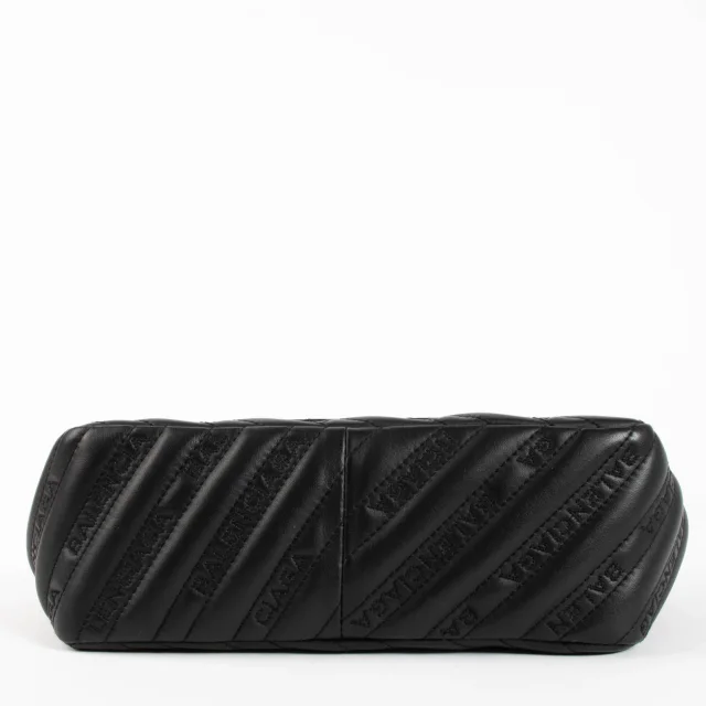 Balenciaga Black BB Round Small Chain Bag in Black Leather from Labellov, photo 5 of 9