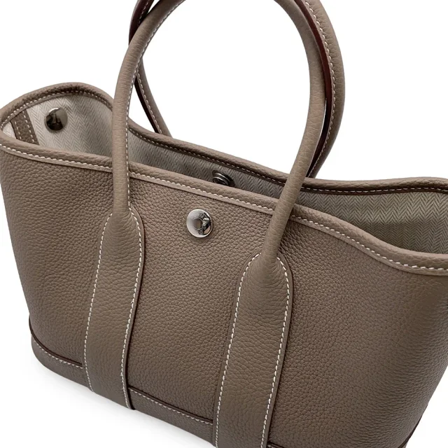 Hermès Neo Garden Etoupe Togo Leather Size 23 in Taupe Togo leather from GALLERY RARE, photo 8 of 10