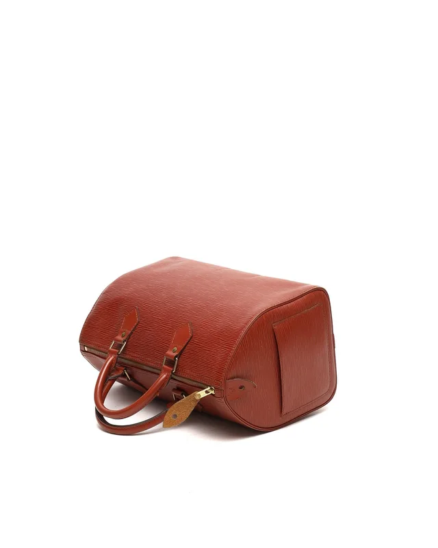 Louis Vuitton Epi Speedy 30 Bag in Suede from A Retro Tale, photo 4 of 11