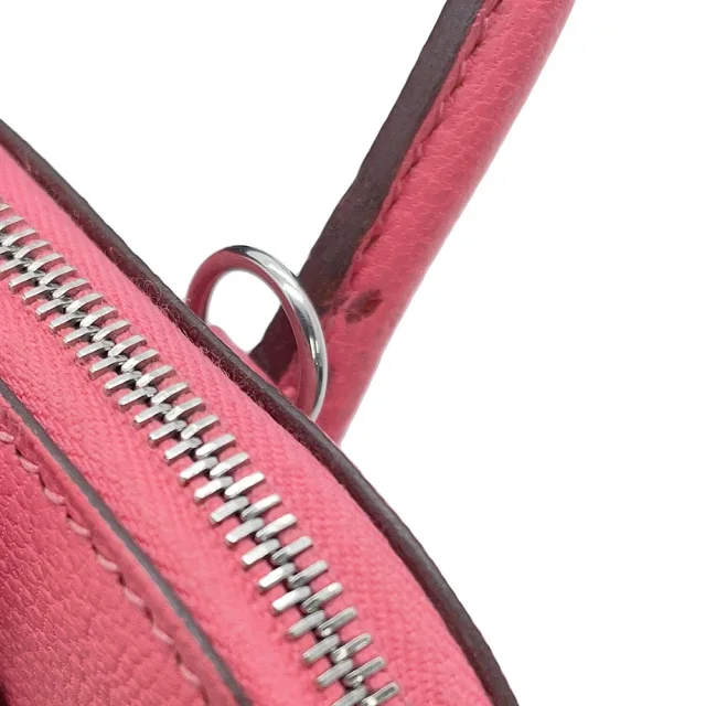 Hermès Bolide 1923 Rose Azalee Chevre Myzore Goatskin Size Mini in Pink Goatskin from GALLERY RARE, photo 10 of 18