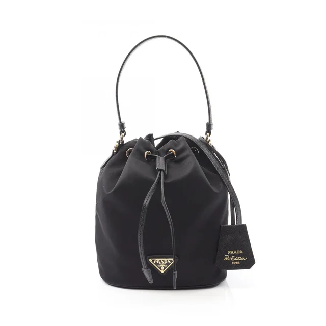 Prada Re Edition 2-Way Nylon Saffiano Leather Shoulder Bag in Saffiano leather from The Reluxe
