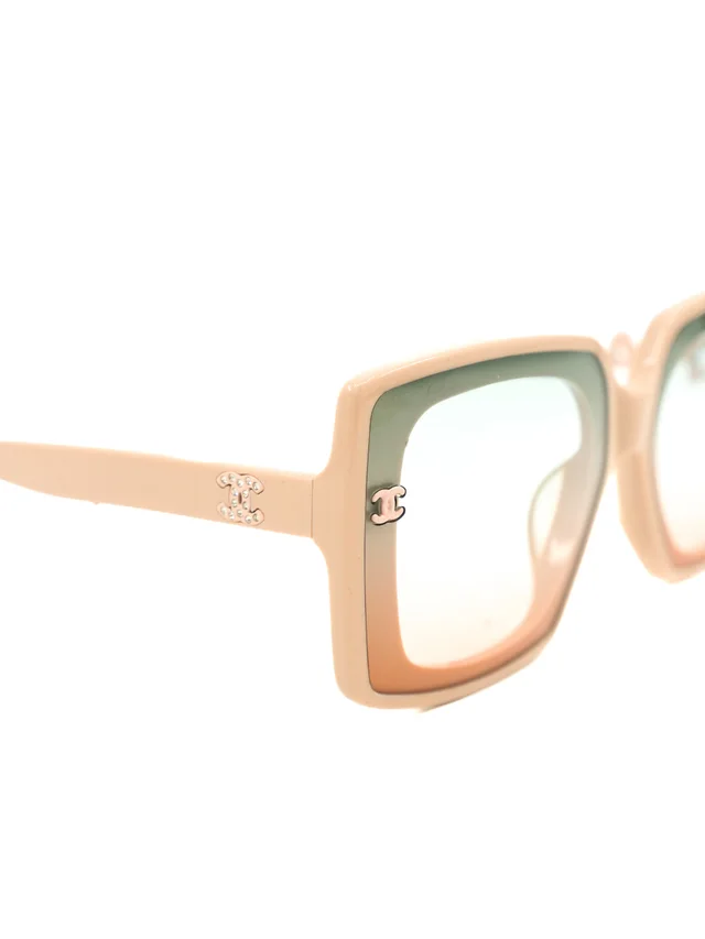 Chanel Ombre Square Frame Sunglasses from Arcade Vintage, photo 2 of 2
