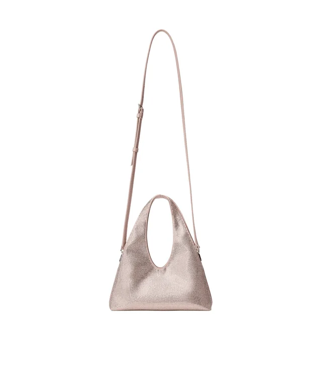 Alexander Wang crystal-embellished logo-patch shoulder bag, photo 2 of 5 from SENSER