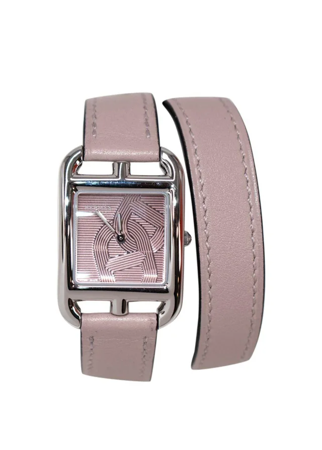 Hermès Glycine Anchor Chain Small Model Cape Cod Watch with Double Tour Strap in Leather from HEWI, photo 2 of 10