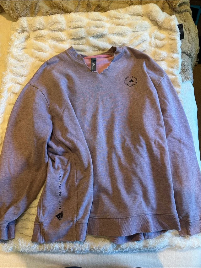 Stella McCartney For Adidas Lavender Crewneck Pullover in pink|purple from Poshmark