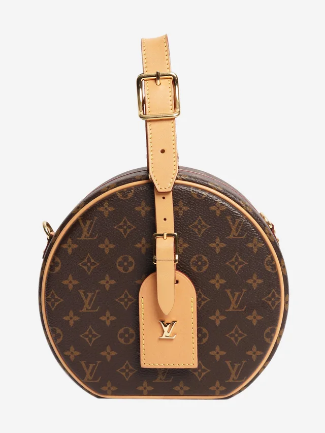 Louis Vuitton Brown Petit Boite Chapeau handbag in Brown Leather from Sign of the Times