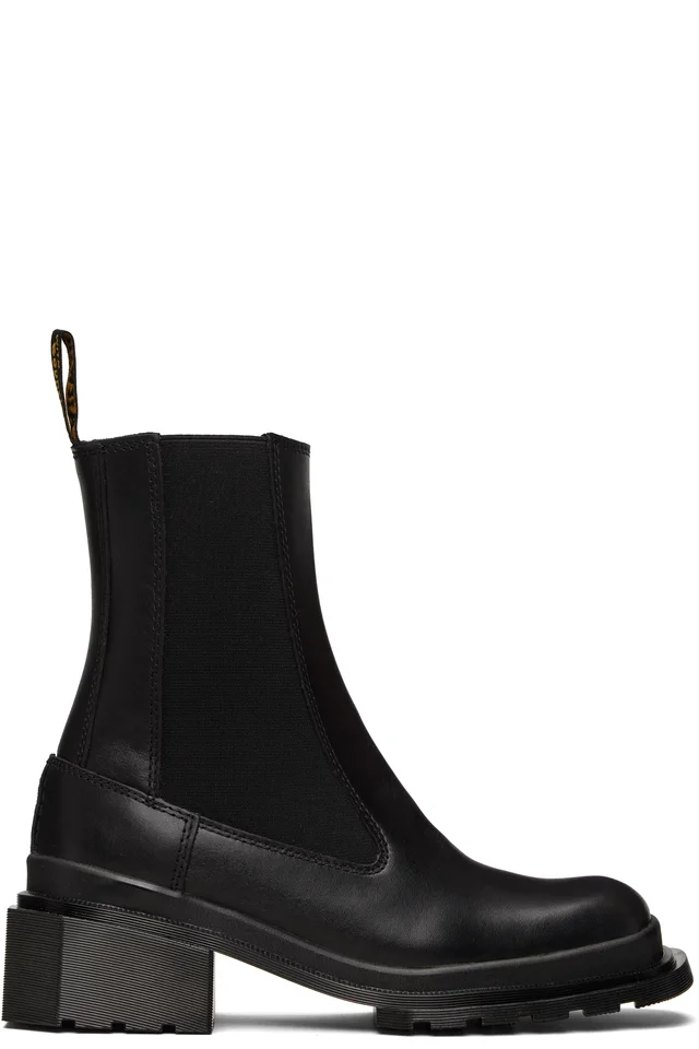 Dr. Martens Black Maybole Square Toe Chelsea Boots from SSENSE, photo 1 of 1