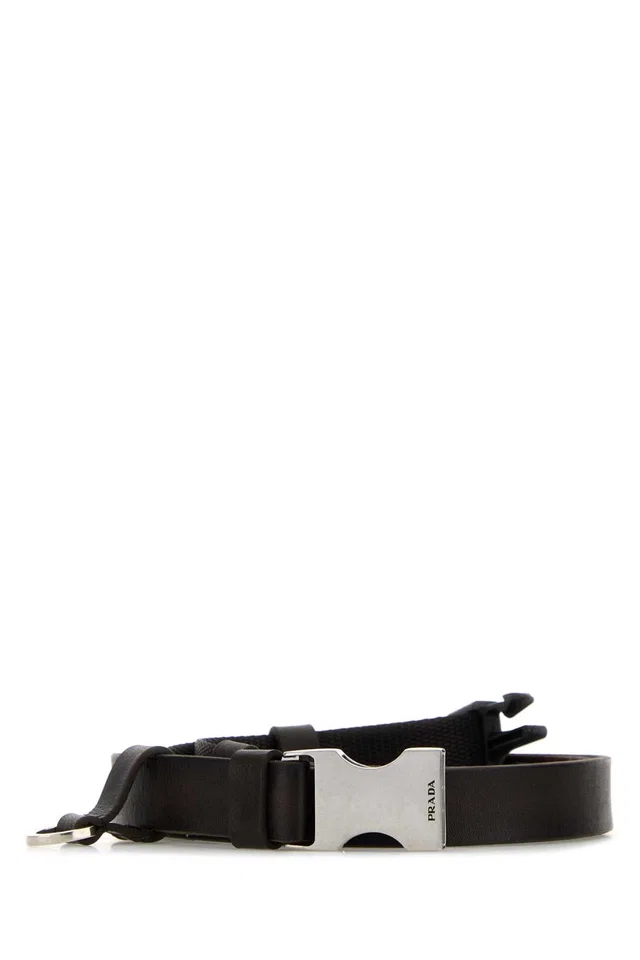 Prada Belt — Brown in Brown Denim from HEWI