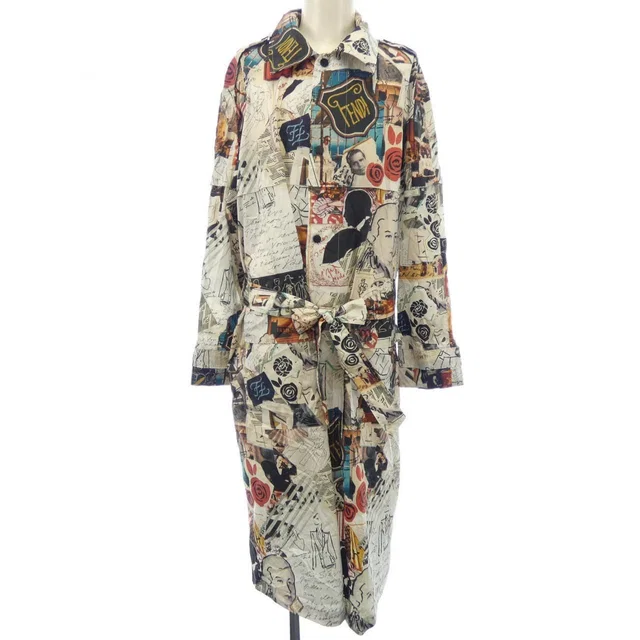 Fendi Coat Beige in Beige from The Reluxe