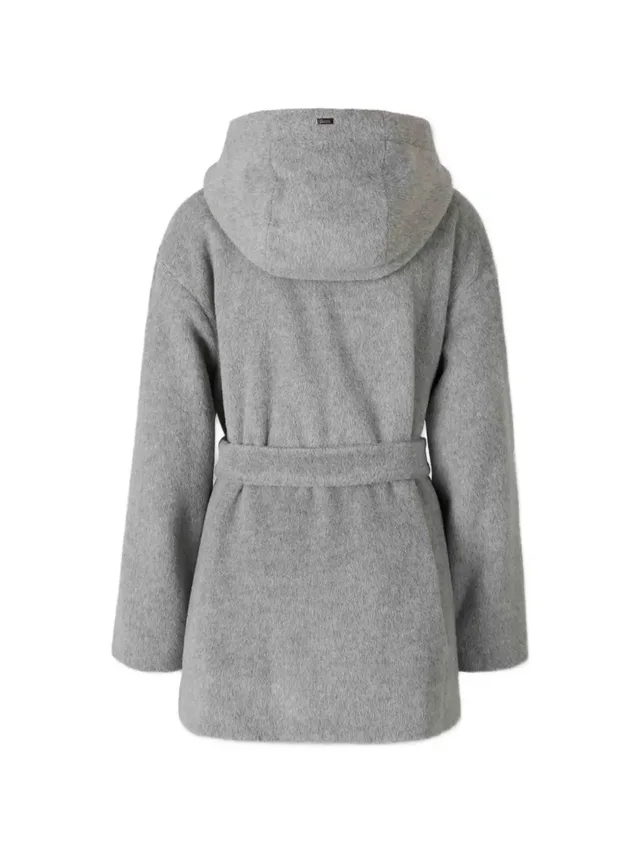 Herno Tie-waist hooded coat, photo 2 of 4 from SENSER