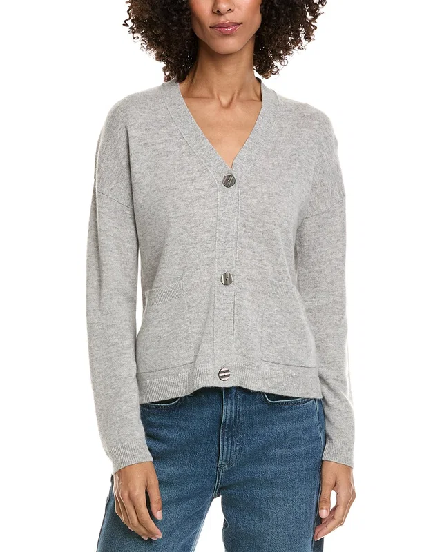 InCashmere Box Wool & Cashmere-Blend Cardigan, image 1 of 1 from Gilt