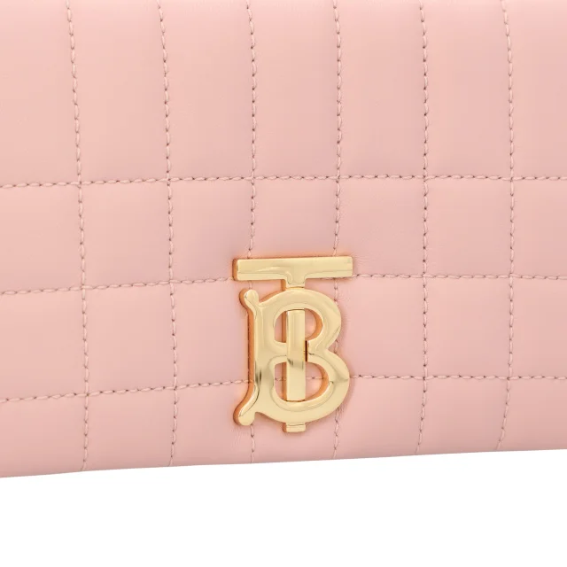 Burberry Quilted Leather Lola Mini Bag in Pink, photo 4 of 4 from ShopSimon