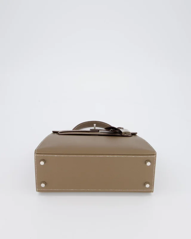 Hermès Kelly 25 Sellier Bag in Taupe Epsom leather from Sellier, photo 17 of 20