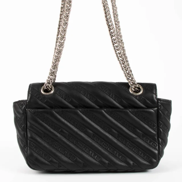 Balenciaga Black BB Round Small Chain Bag in Black Leather from Labellov, photo 4 of 9
