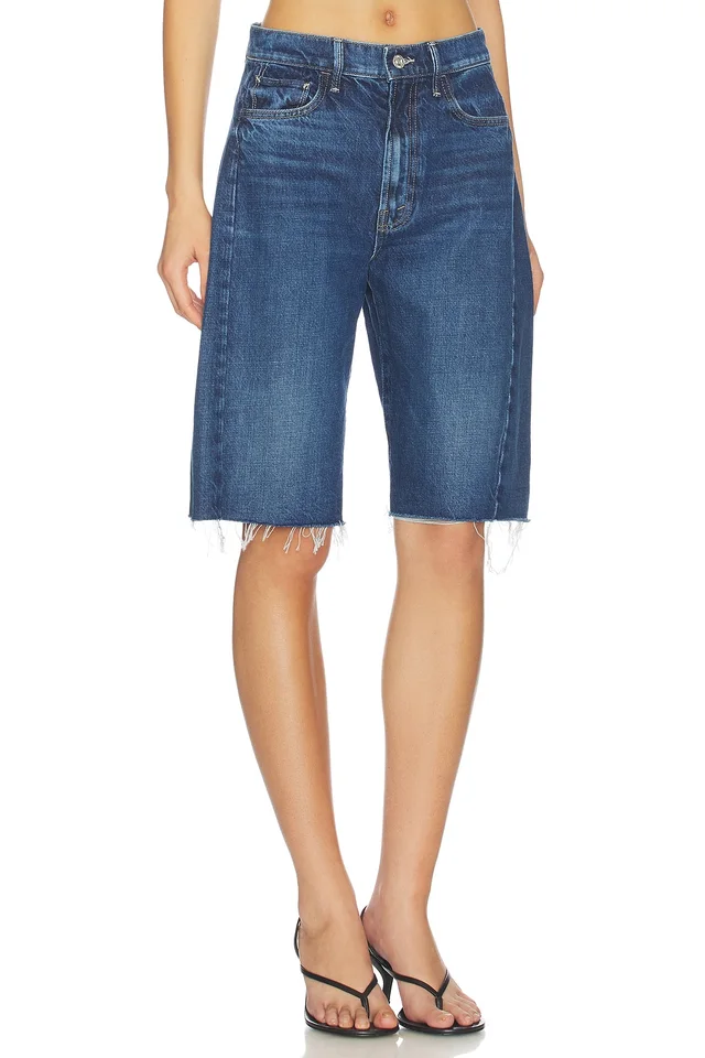 MOTHER The Half-pipe Bermuda Fray Short in Did You Bring Me Anything, photo 2 of 6 from REVOLVE (Canada)