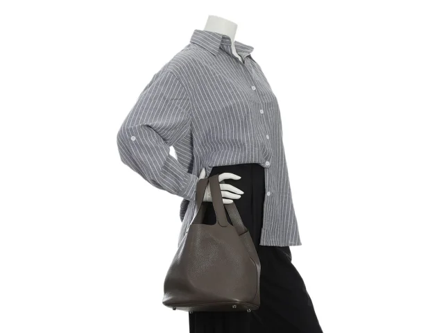Hermès Etoupe Clémence Picotin 22 in Taupe Clemence leather from Ann's Fabulous Finds, photo 10 of 10