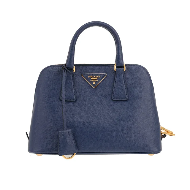 Prada shoulder bag in blue Saffiano leather in Blue Saffiano leather from Collector Square, photo 2 of 4