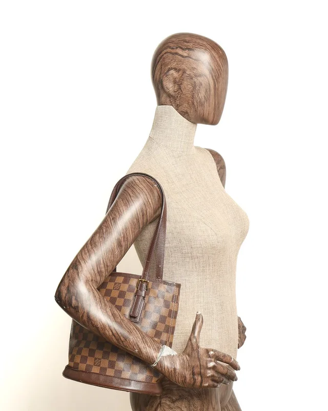 Louis Vuitton Damier Ebene Marais Bucket Bag in Brown Canvas from A Retro Tale, photo 8 of 8