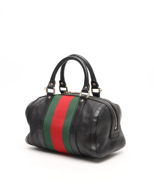 Gucci Sherry Boston Bag in Caviar leather from A Retro Tale, photo 3 of 12