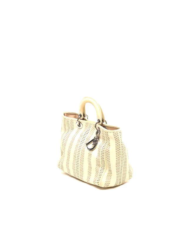 Woven Soft Lady Dior Tote Bag in Woven leather from A Retro Tale, photo 2 of 9