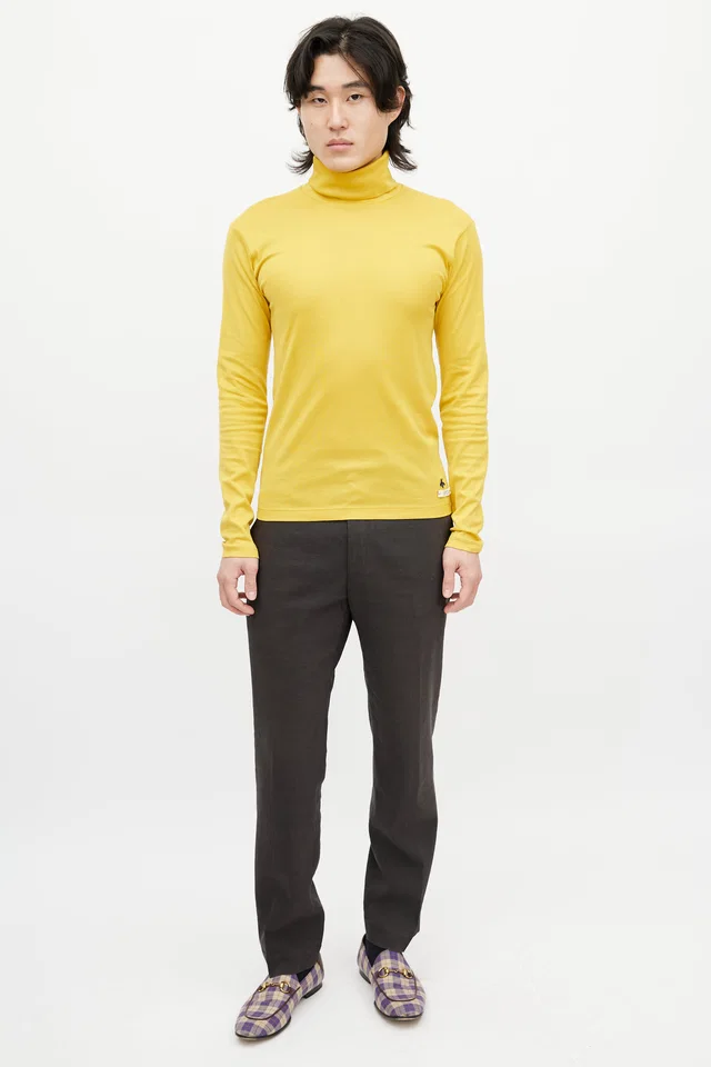 Gucci Embroidered Logo Turtleneck from VSP Consignment