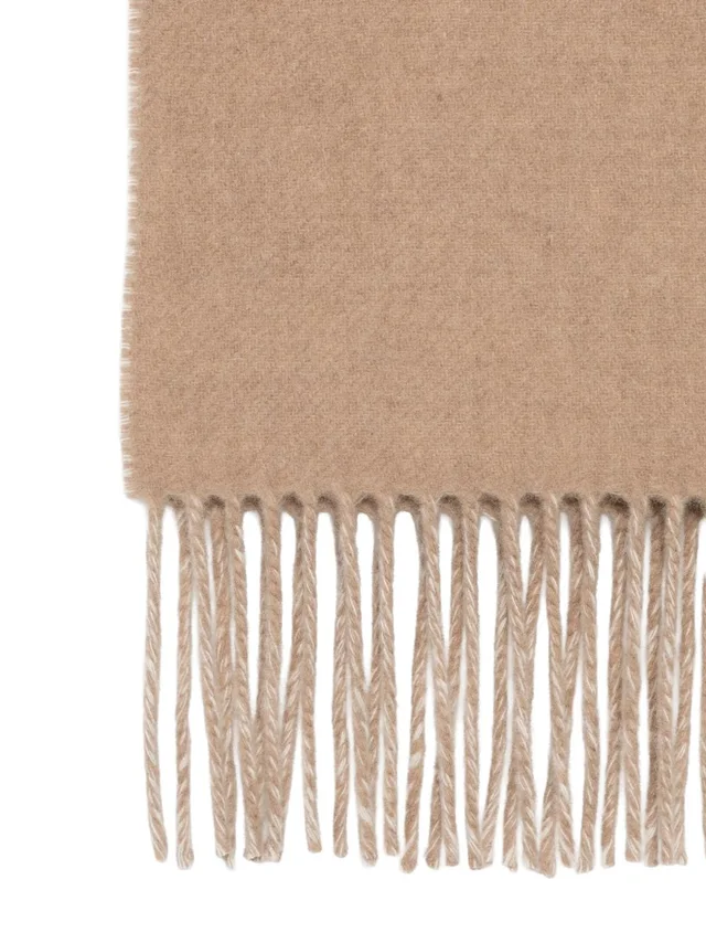 Jacquemus Lecharpe Logo Fringed Scarf, photo 3 of 3 from SENSER