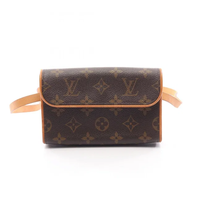 Louis Vuitton Waist Bag Pochette With Florentine Bouton Pression Canvas Leather in Canvas from The Reluxe