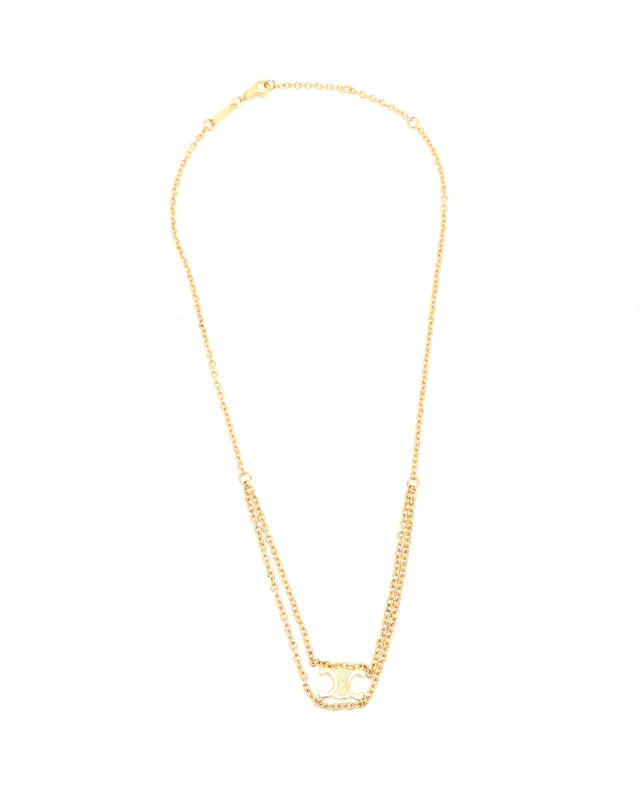 Celine Triomphe Necklace in Silk from A Retro Tale, photo 2 of 3