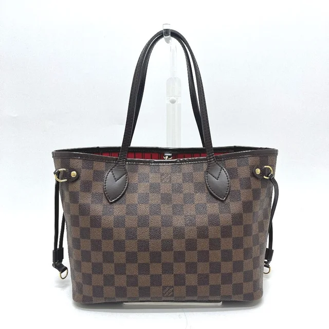 Louis Vuitton Tote Bag Neverfull PM Damier Canvas Brown in Brown Canvas from The Reluxe