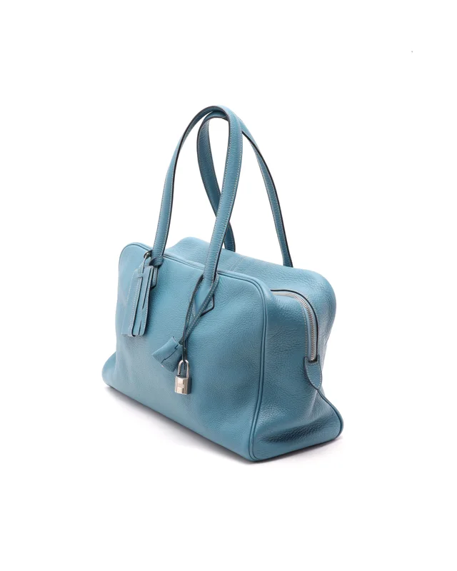 Hermès Clemence Victoria 35 Bag in Clemence leather from A Retro Tale, photo 2 of 10