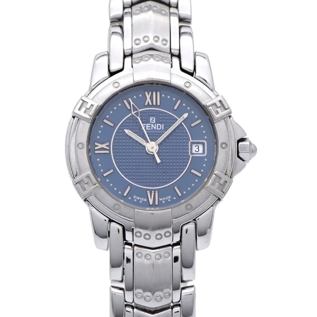Fendi Quartz Watch Stainless Steel Blue Dial in Blue from The Reluxe