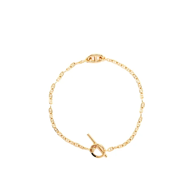 Hermès Size SH Farandole Bracelet, very Small Model Rose Gold in Pink from EMIER