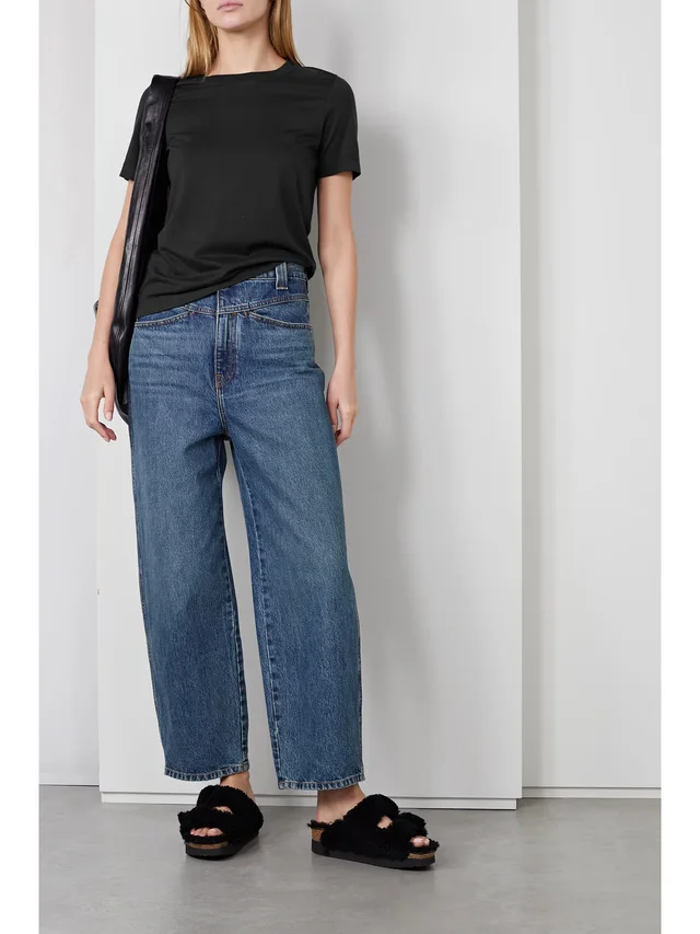 CDLP + NET SUSTAIN TENCEL Lyocell and cotton-blend T-shirt in Black, photo 2 of 2 from NET-A-PORTER (Canada)