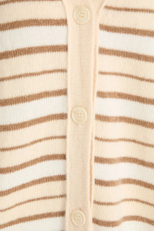 Marni Striped Wool and Cashmere-Blend Cardigan in White, photo 4 of 4 from THE OUTNET