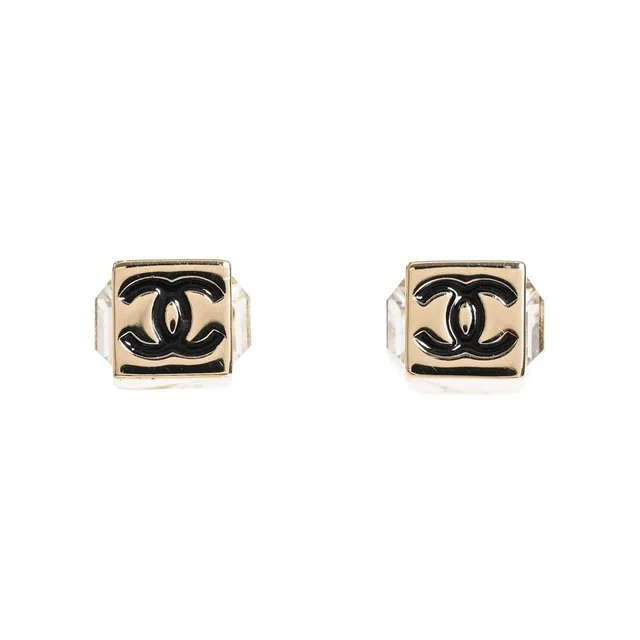 Chanel Earrings Gold in Gold from The Reluxe