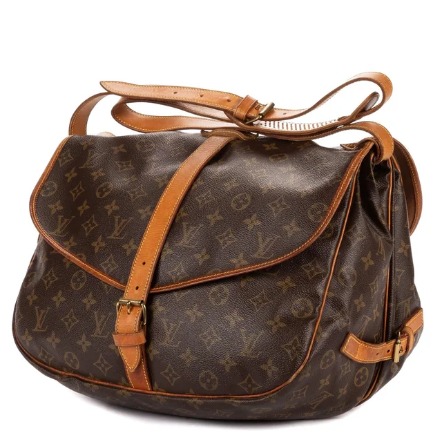 Louis Vuitton Saumur Brown Monogram Canvas in Brown Coated canvas from The Reluxe, photo 2 of 2