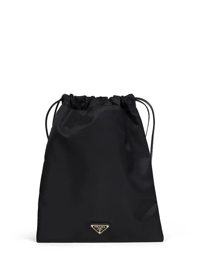 Prada Wish Bucket Bag — Black Recycled Polyamide in Black from HEWI
