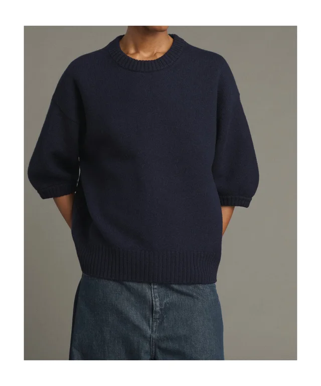 Soeur Lise Short-Sleeve Knitted Top, photo 2 of 5 from SENSER