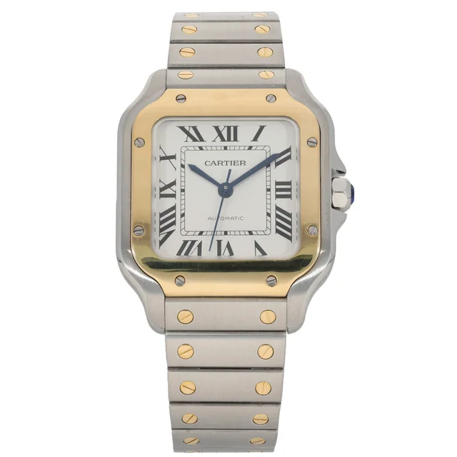 Santos De Cartier W2SA0007 35mm Bi-Colour Watch from H&T