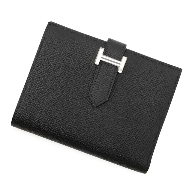 Hermès BEAN Compact Black Epsom in Black Epsom leather from GALLERY RARE