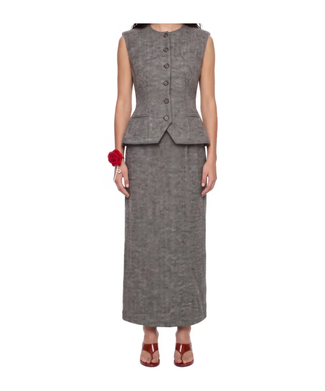 Magda Butrym straight-fit skirt, photo 2 of 4 from SENSER