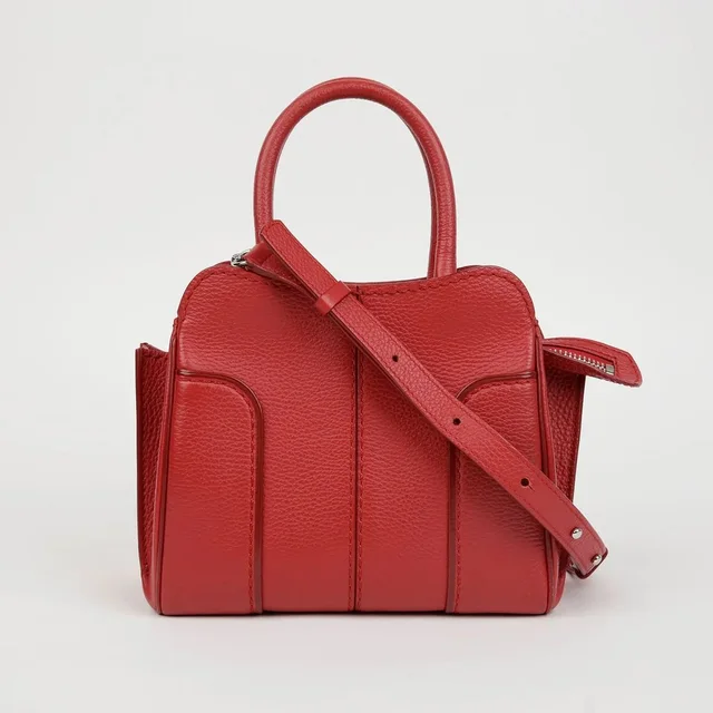 Tod's Mini Tote Shoulder Bag in red Calfskin from Grailed, photo 1 of 1