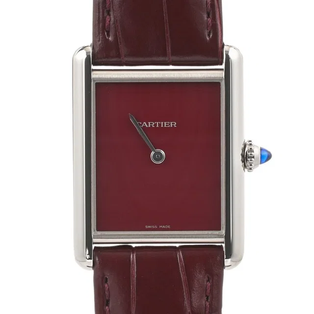 Cartier Watch Tank Must LM in Leather from The Reluxe