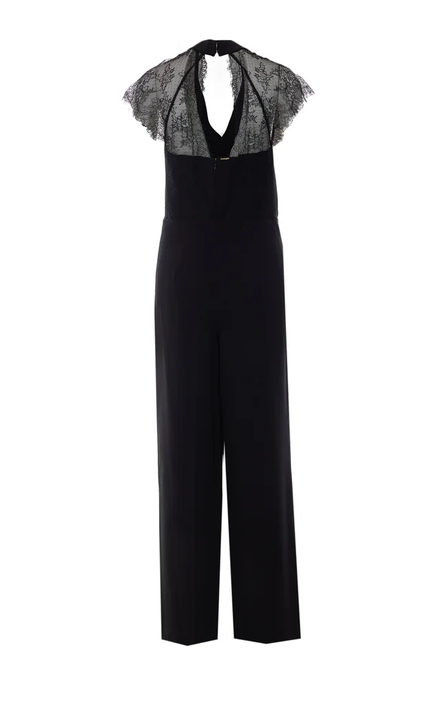 Twinset Lace V-Neck Jumpsuit, photo 2 of 4 from SENSER