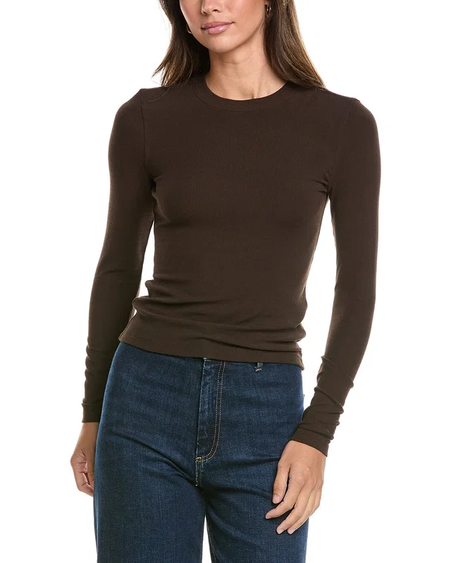 FRAME Denim The Rib Crew T-Shirt, image 1 of 1 from Gilt
